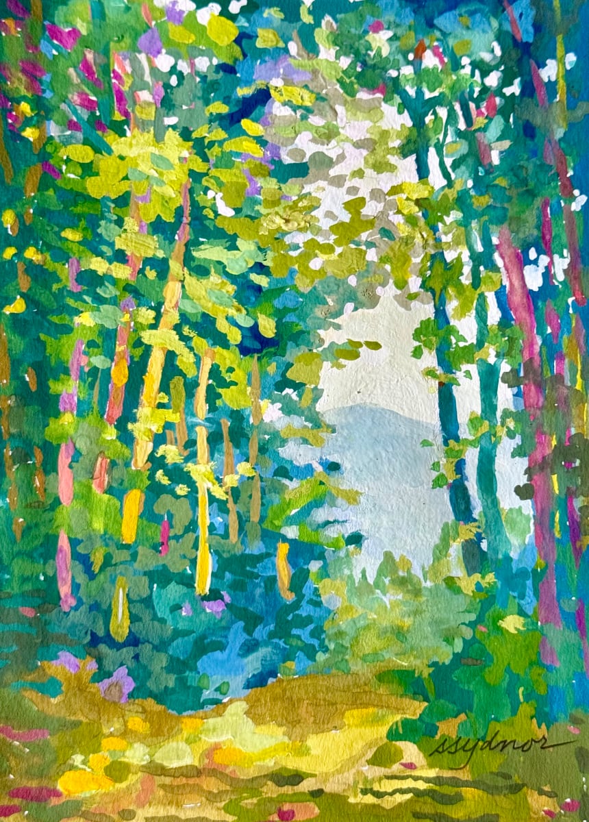 Distant Mountain (after Paquette) by Sallie Sydnor 