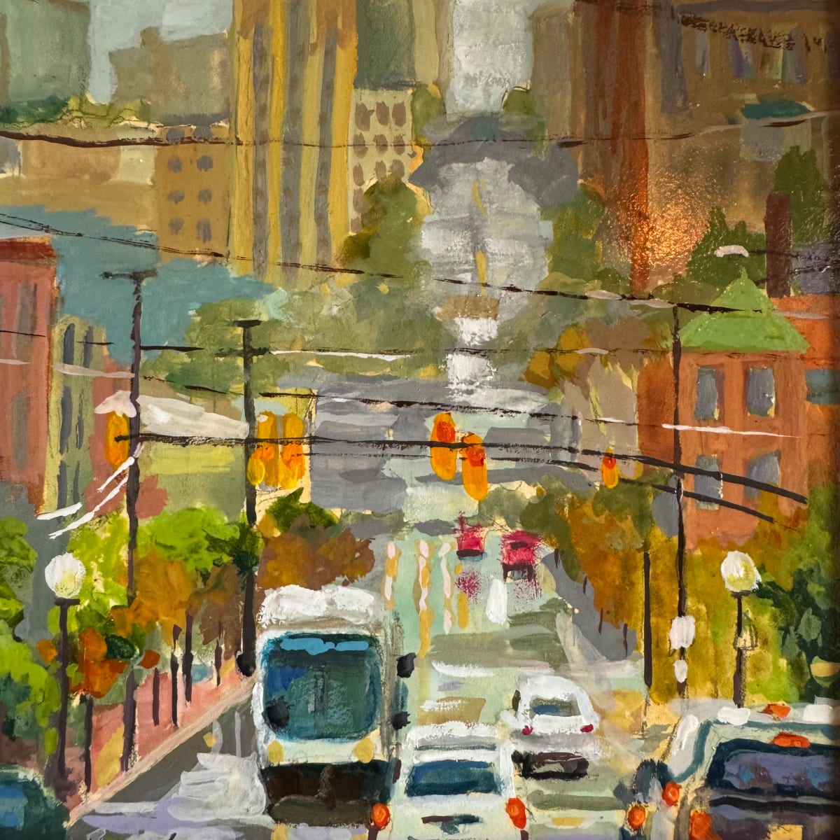 Church Hill Traffic by Sallie Sydnor 