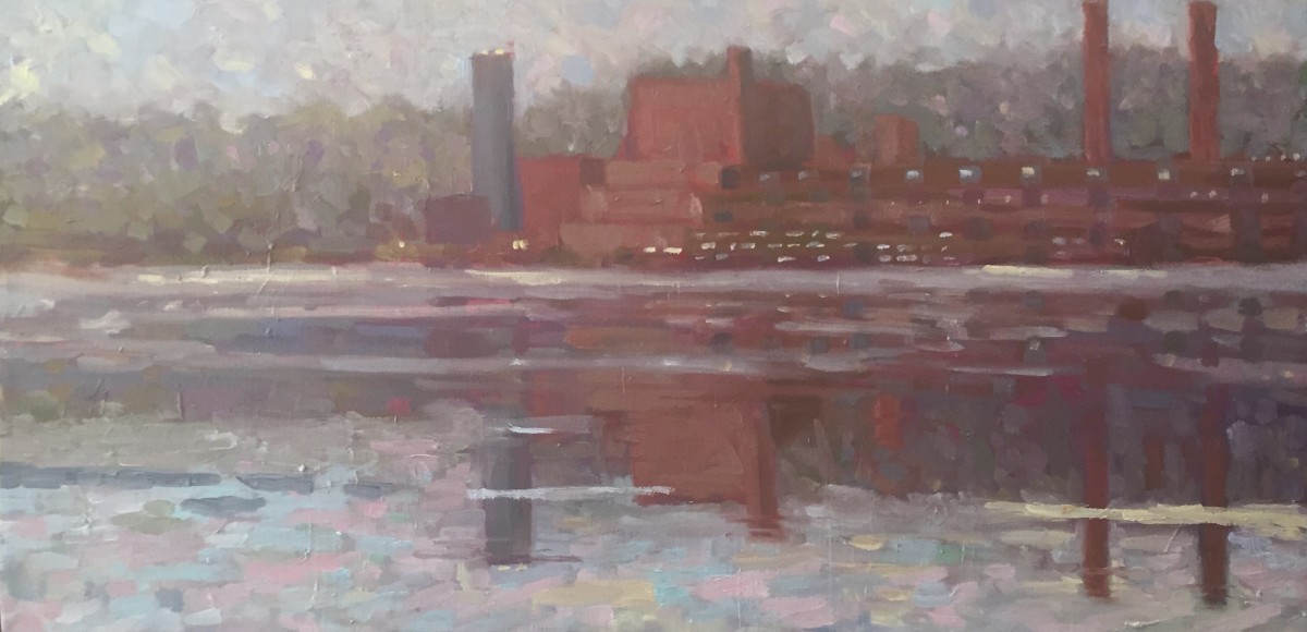 Hudson River Morning by Sallie Sydnor 