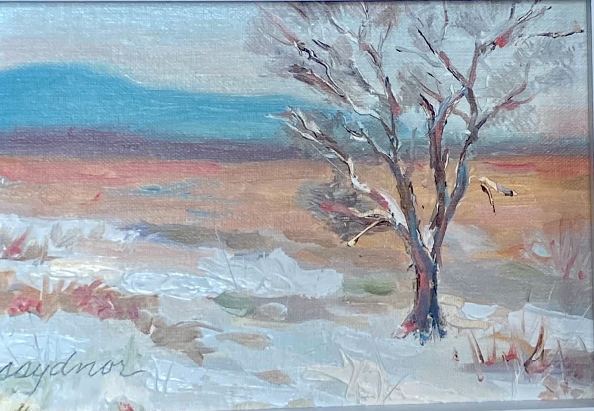 Snowscape with Tree by Sallie Sydnor 