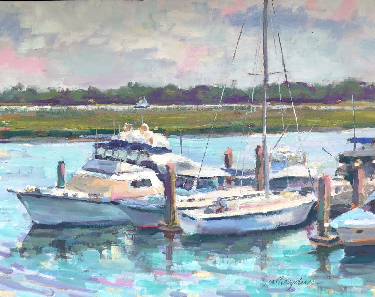 Bohicket Marina II by Sallie Sydnor 