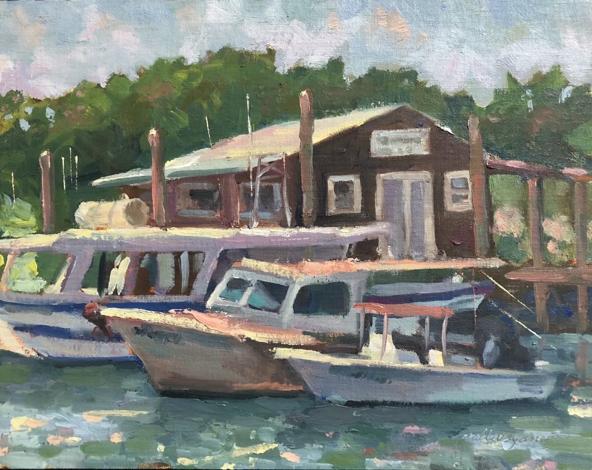 Shem Creek by Sallie Sydnor 