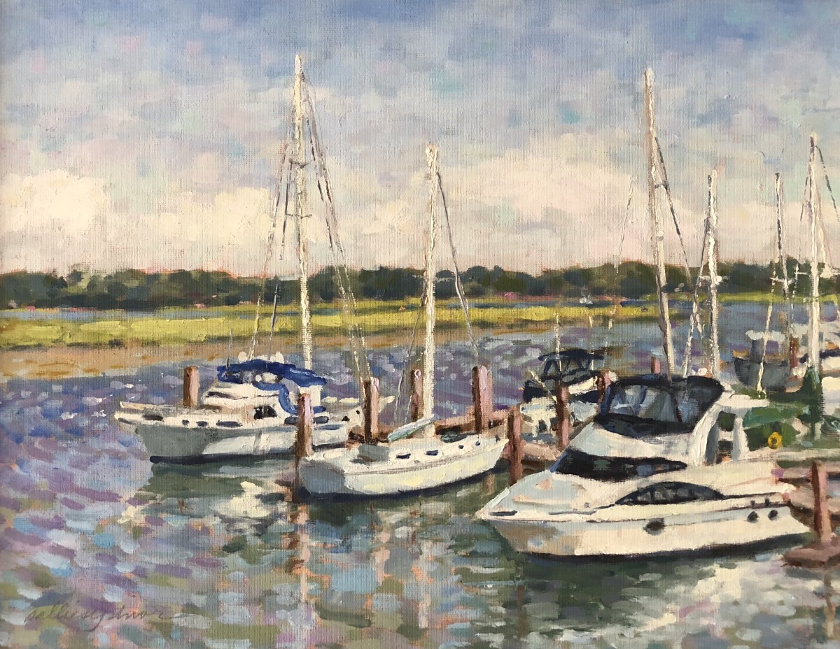 Bohicket Marina by Sallie Sydnor 