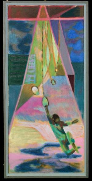 1950 by Jack McLarty  Image: shown with frame. (photo courtesy of Pacific University Art Collection)