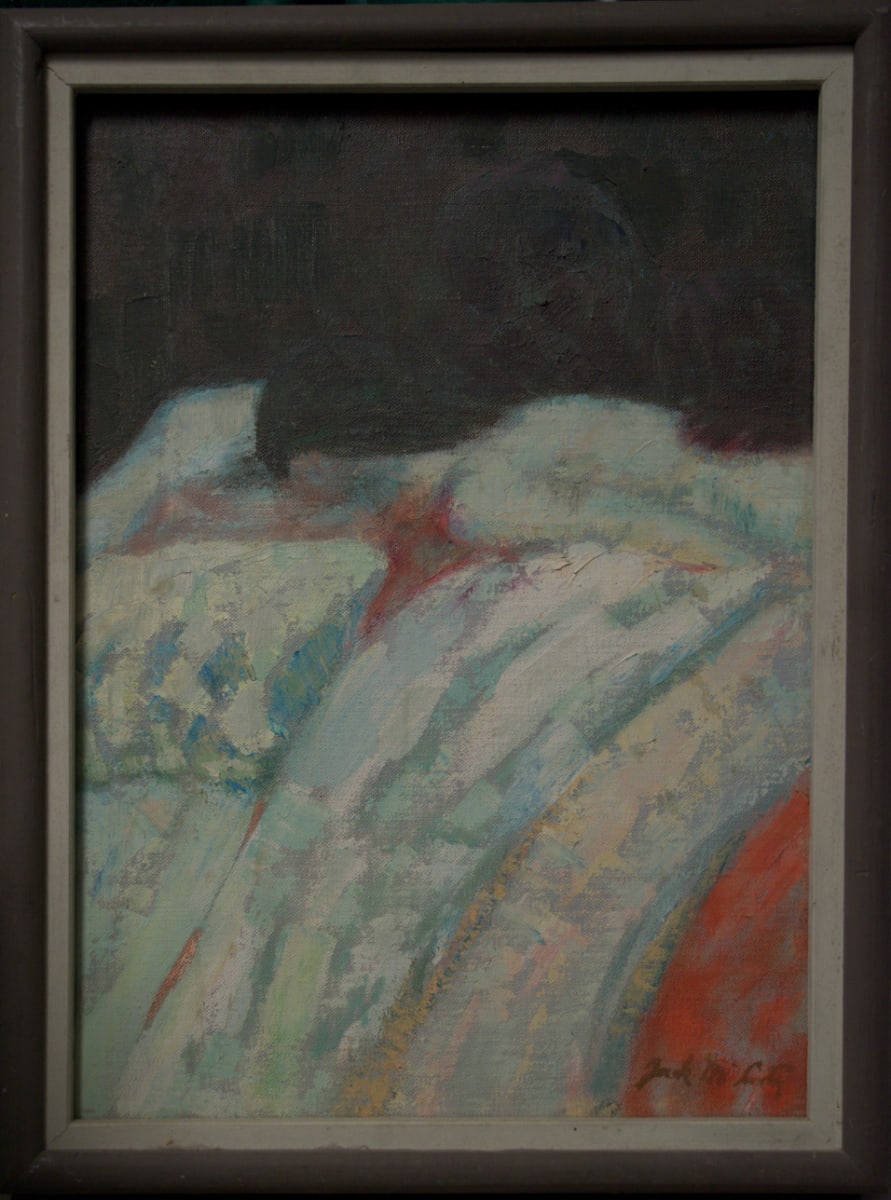 Woman Sleeping by Jack McLarty  Image: (includes frame)