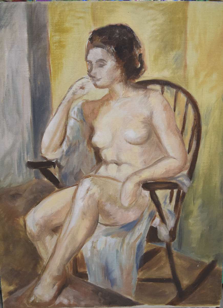 Painting of a Model by Jack McLarty, Image 1.