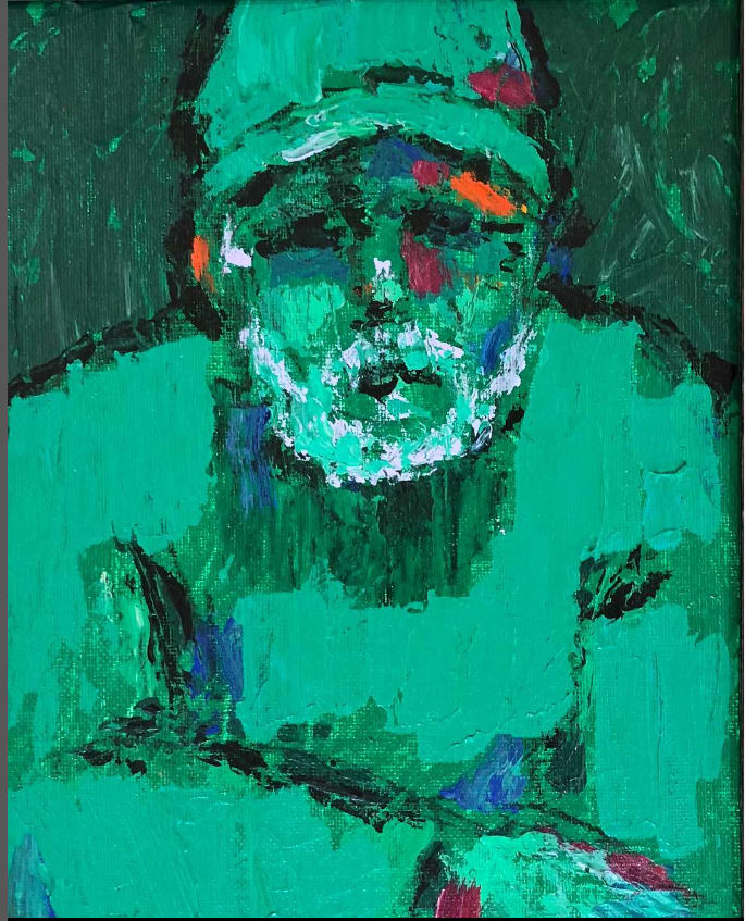 George Johanson in Green by Jack McLarty 