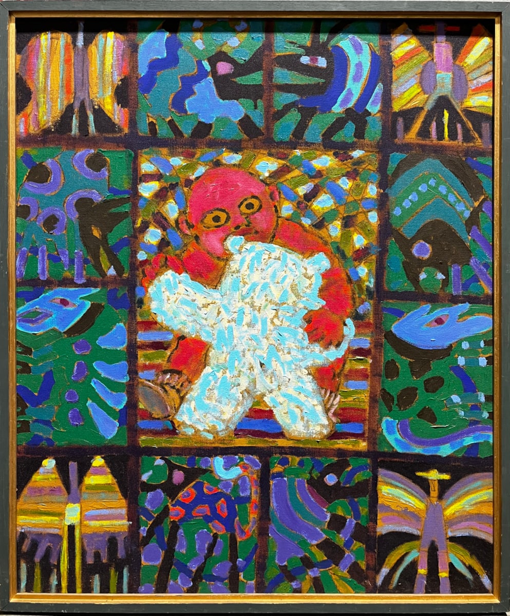 Dancing with the White Bear by Jack McLarty  Image: (frame included)