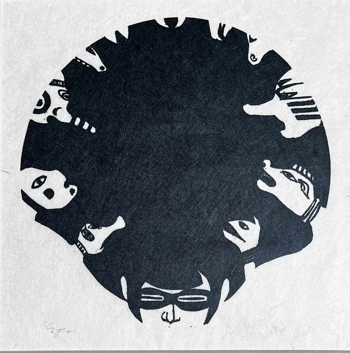 "Anger" (Troubled Mind) Proof 2 by Jack McLarty  Image: (taken in storage 2025-02-26)