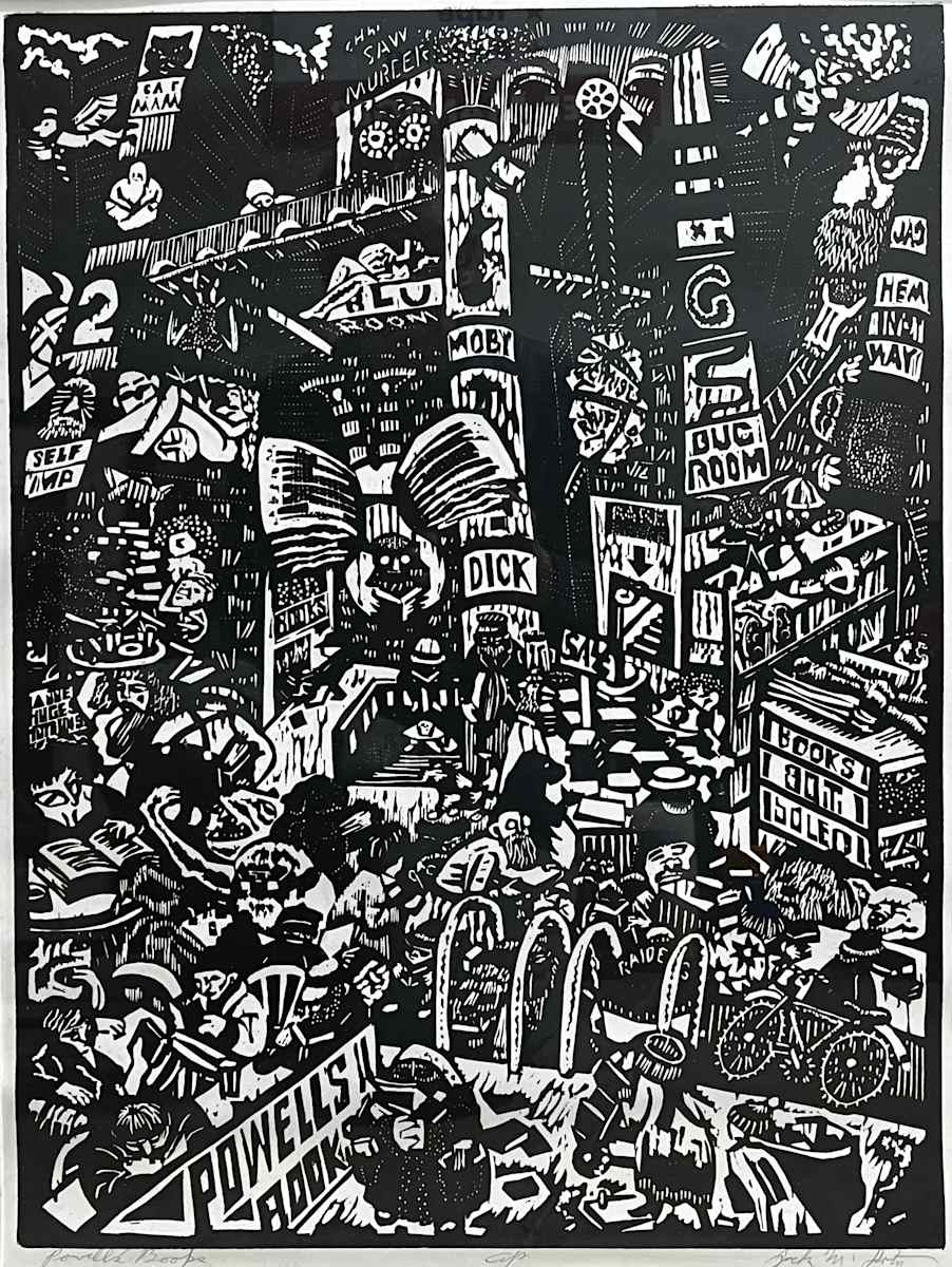 Powell's Books (AP) Proof 2 by Jack McLarty, Image 1.