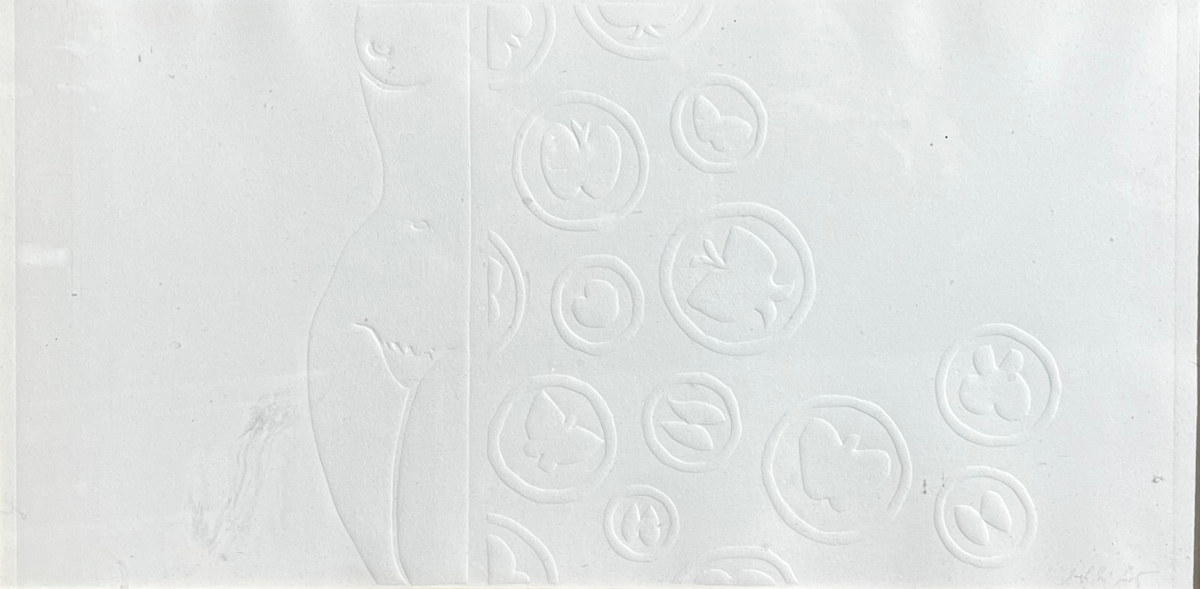 Butterfly Nude by Jack McLarty  Image: without frame (sorry about the reflections)