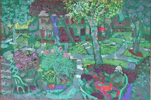 The Courtyard at Binford by Jack McLarty 