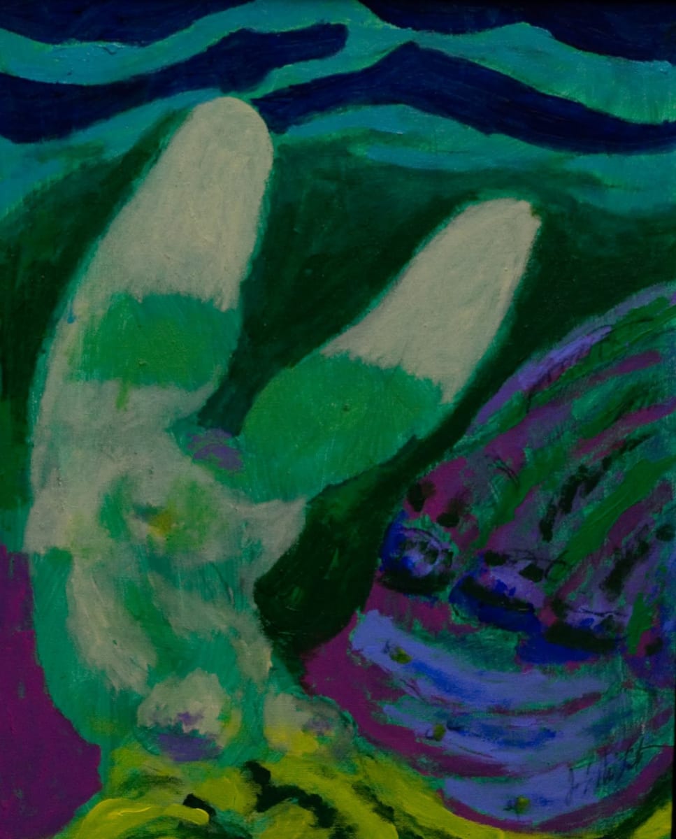 (nude in green) / Sea Float by Jack McLarty 