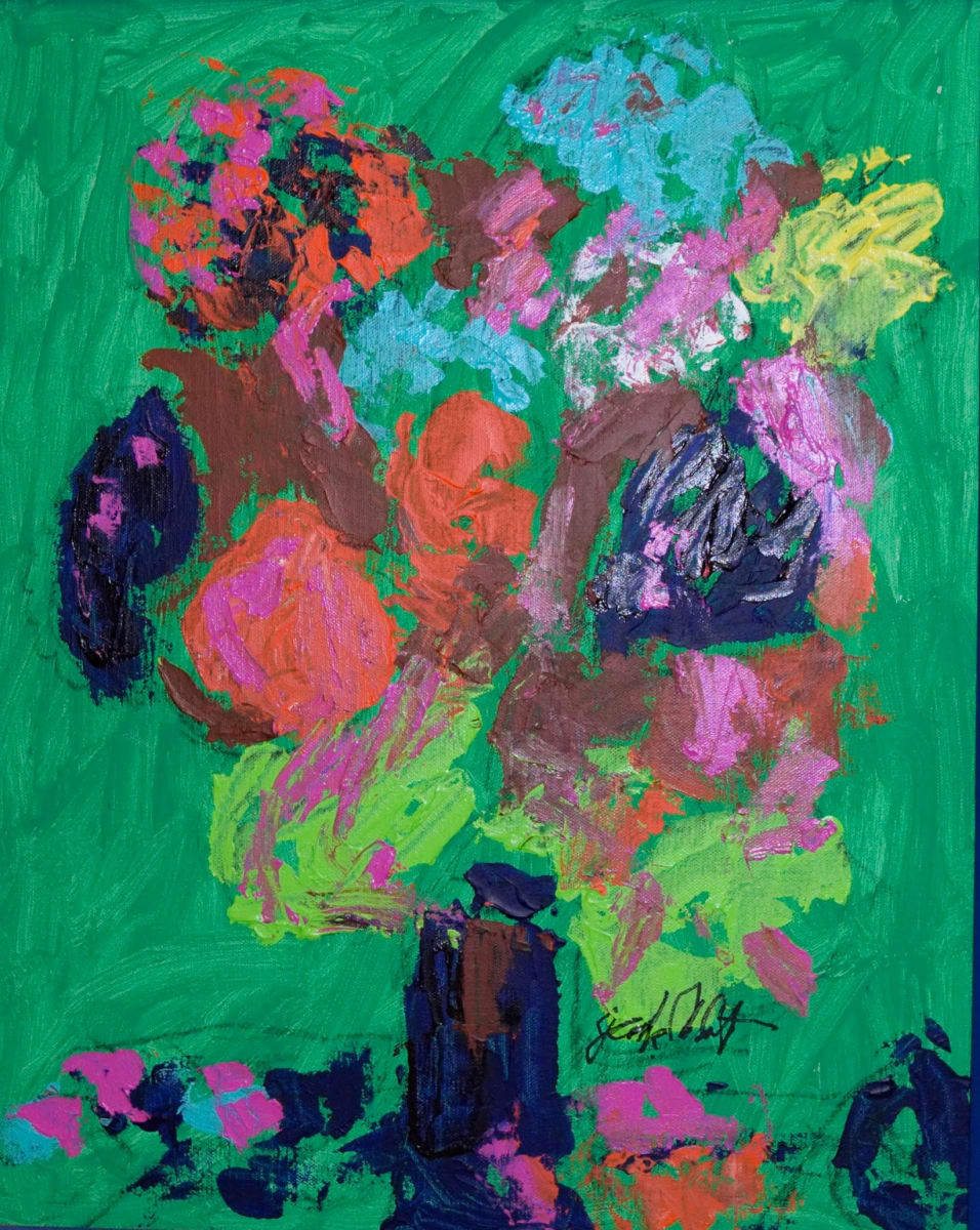 The Vase with Flowers by Jack McLarty 