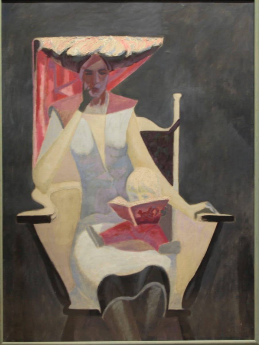 Barbara and Polly with Book by Jack McLarty, Image 1.