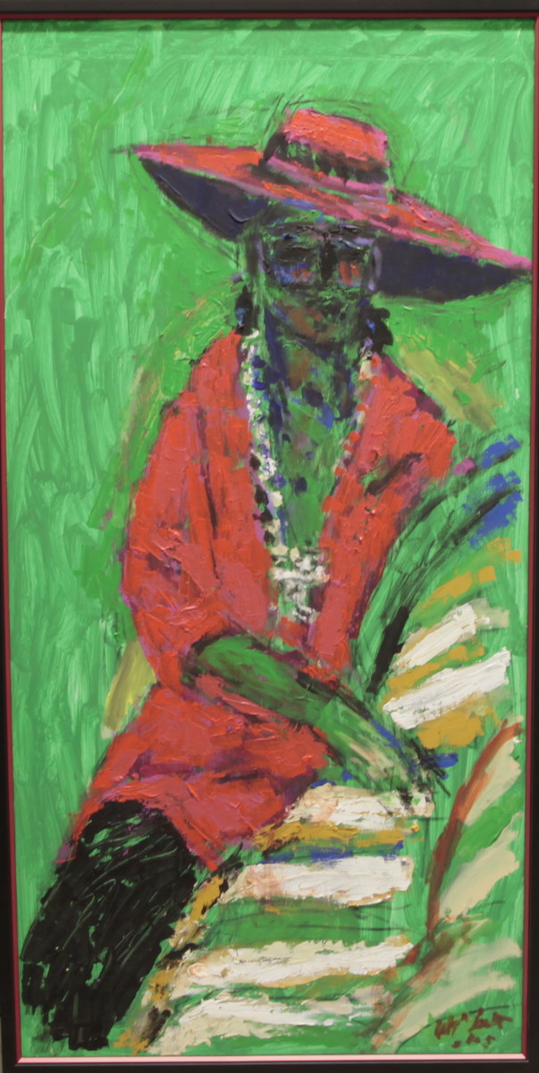 B. in Red Hat | 'Bar' in Red Hat by Jack McLarty 