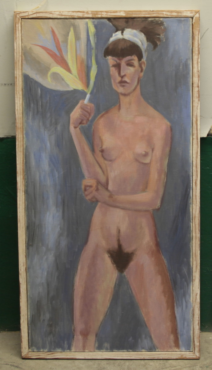 Nude with Cigarette by Jack McLarty 