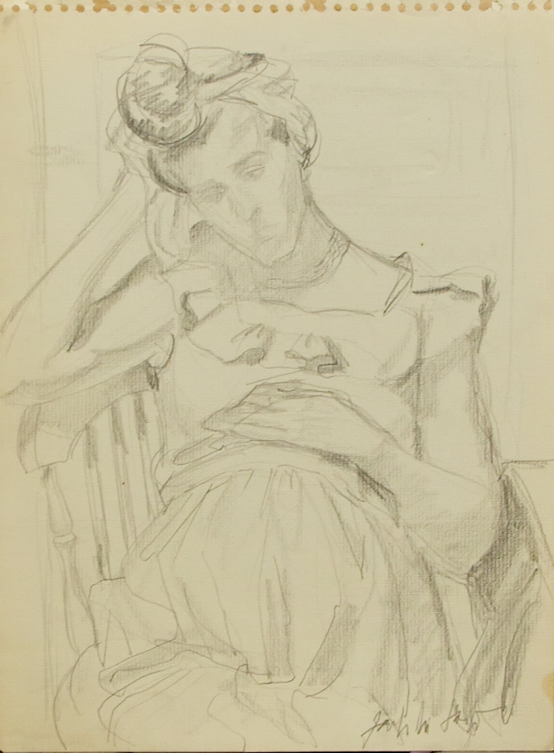 Pregnant Woman in Stupid Dress by Jack McLarty 
