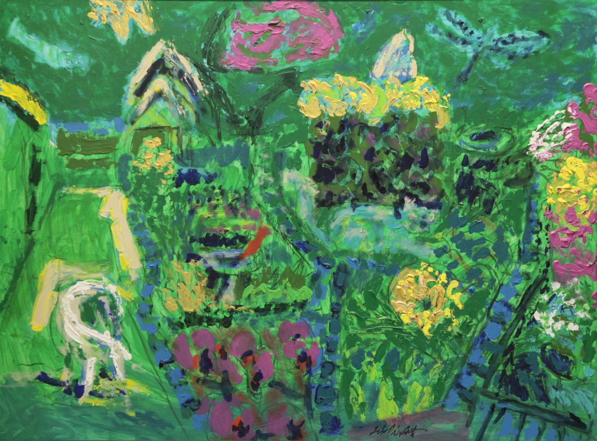 Garden at Marshall Manor by Jack McLarty 