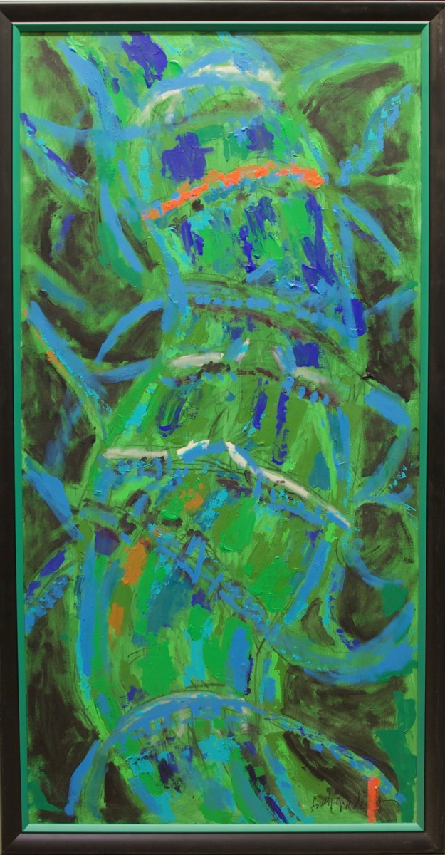 Blue Bridges Green River / Down River by Jack McLarty 