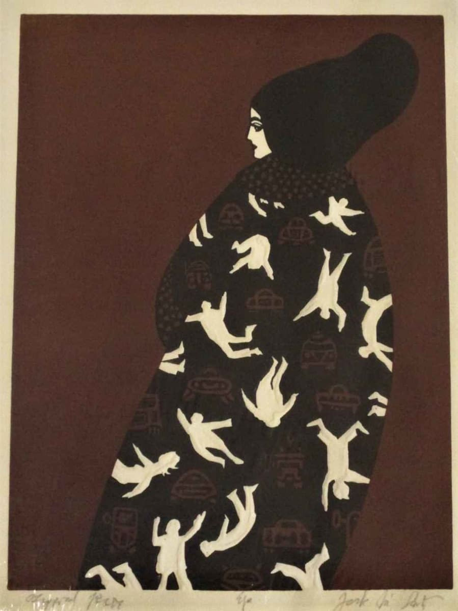Figured Robe (AP) Proof 1 by Jack McLarty, Image 1.
