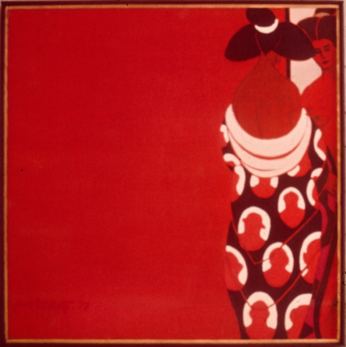 Japanese Red (painting) by Jack McLarty 