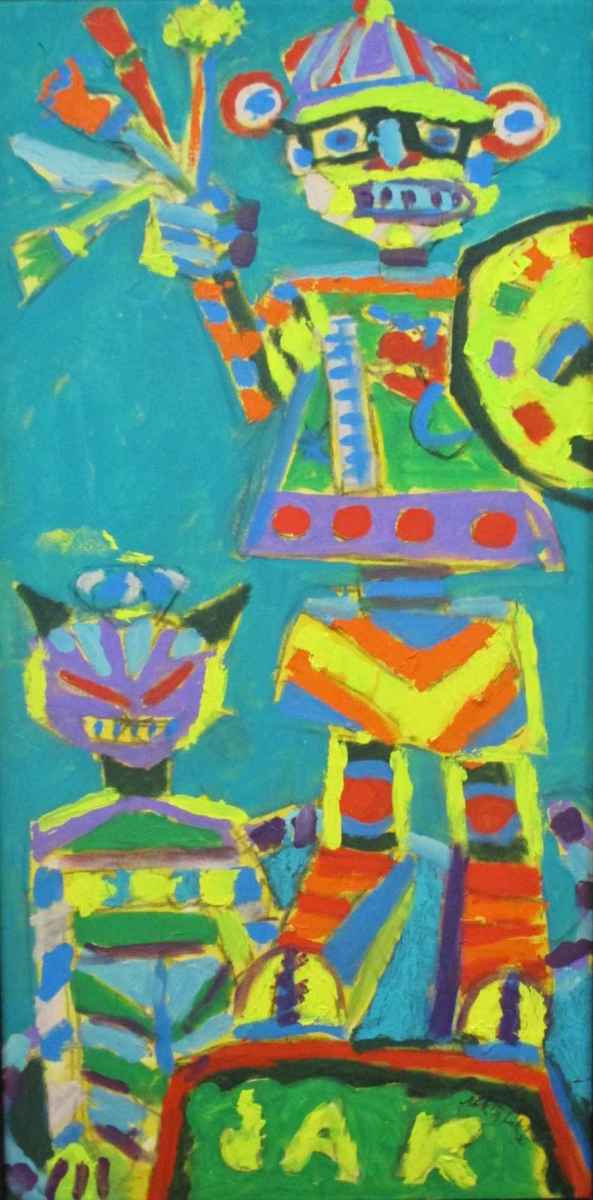 Self-Portrait as a Mechanical Toy by Jack McLarty 