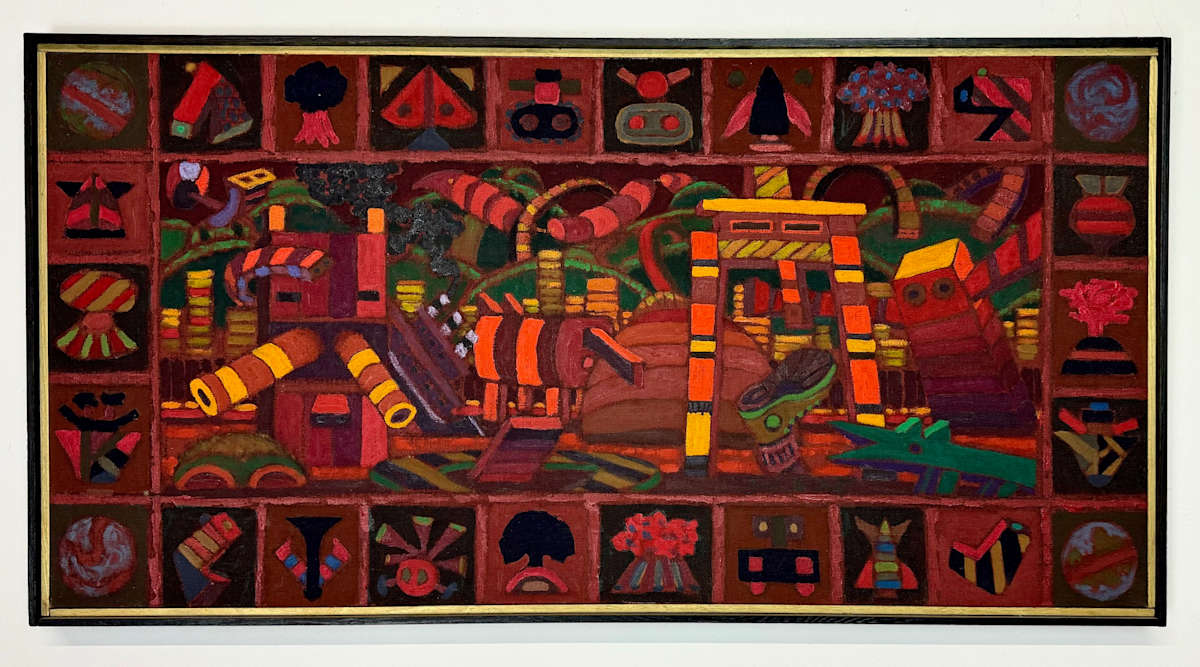 The River Heats Up by Jack McLarty  Image: (from resaleart.com 2024-11-02)