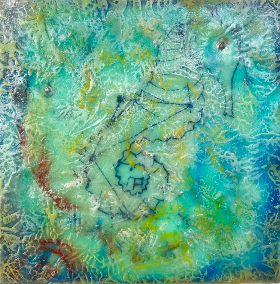 Seahorse Constellation by Elise Wagner Fine Art, LLC, Image 1.