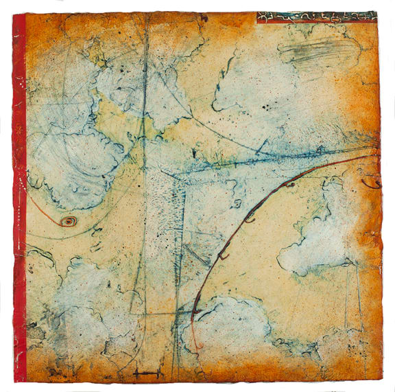 Territory Chart 1. by Elise Wagner Fine Art, LLC, Image 1.