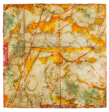 Territory Chart 3. by Elise Wagner Fine Art, LLC 
