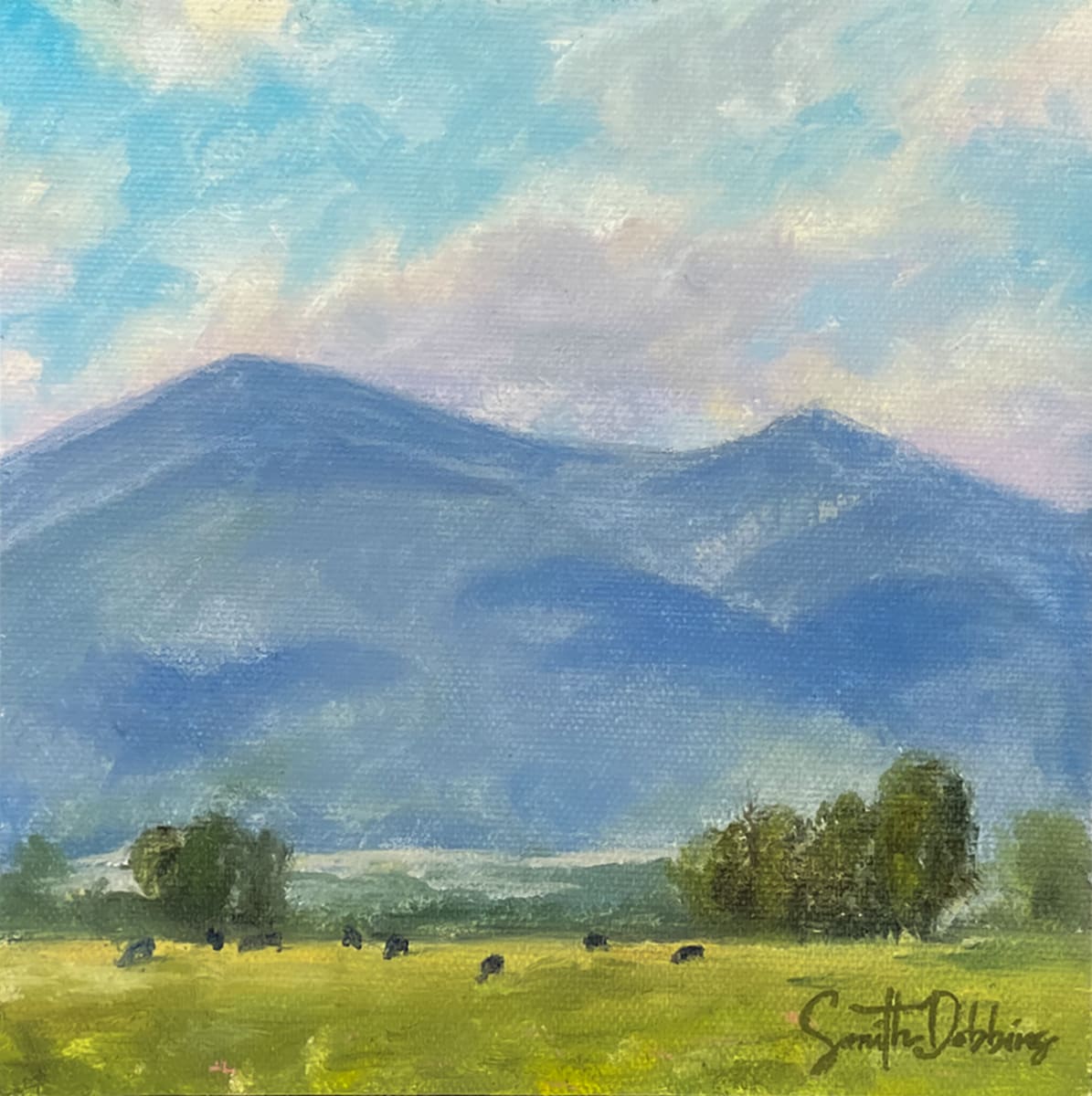 Clouds Over The Bitterroots by Becky Smith-Dobbins 