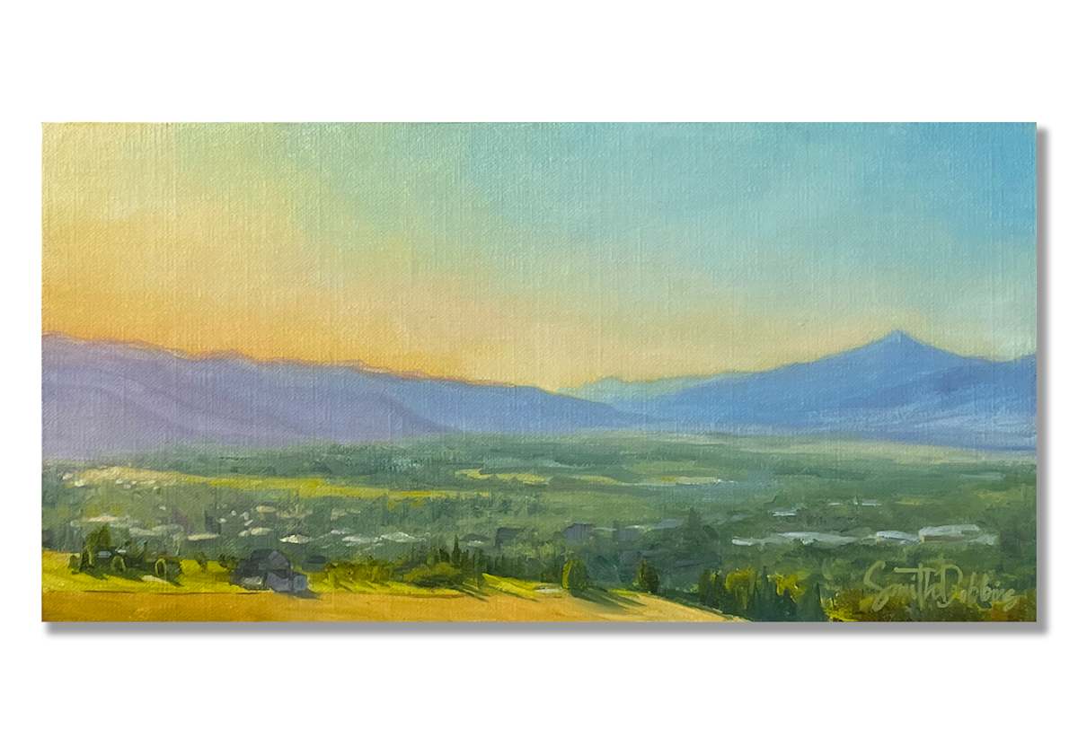 Sunset In Missoula by Becky Smith-Dobbins 