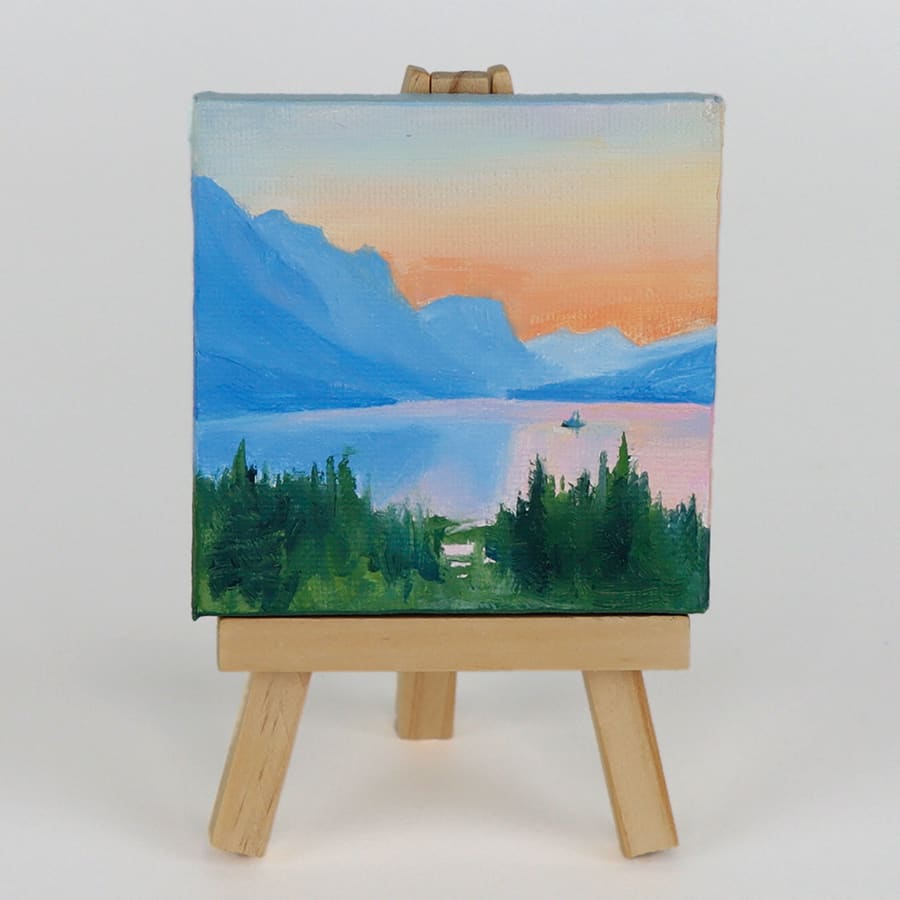 Glacier Sunset, Image 1.