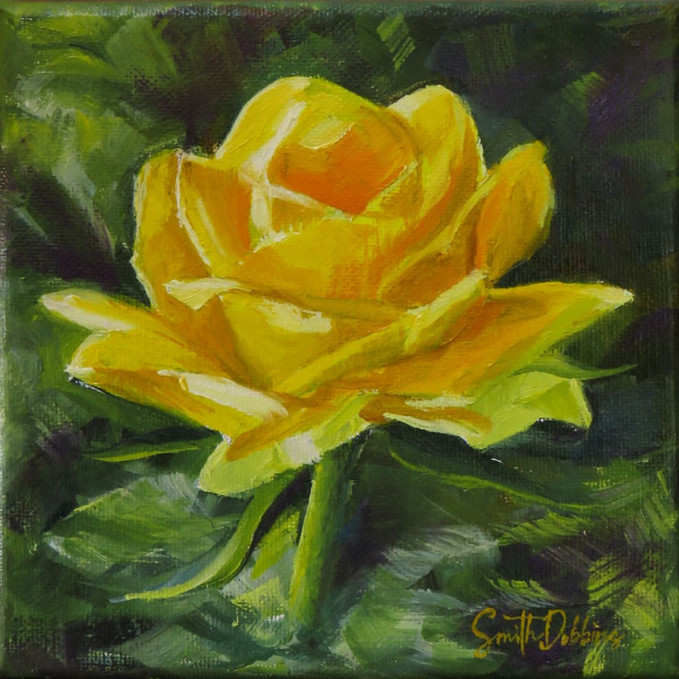 Yellow Rose by Becky Smith-Dobbins, Image 1.