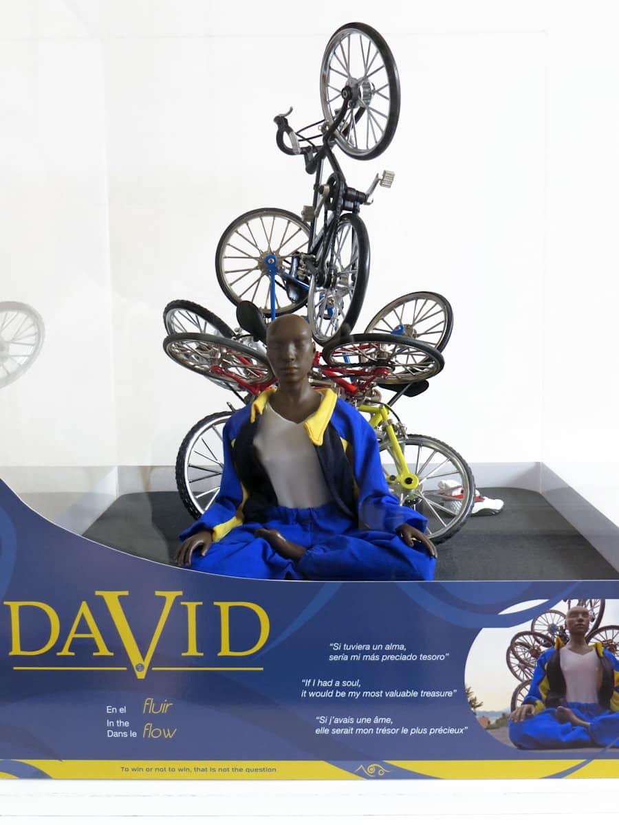 David, In the Flow (David, en el fluir) by Claire Becker 