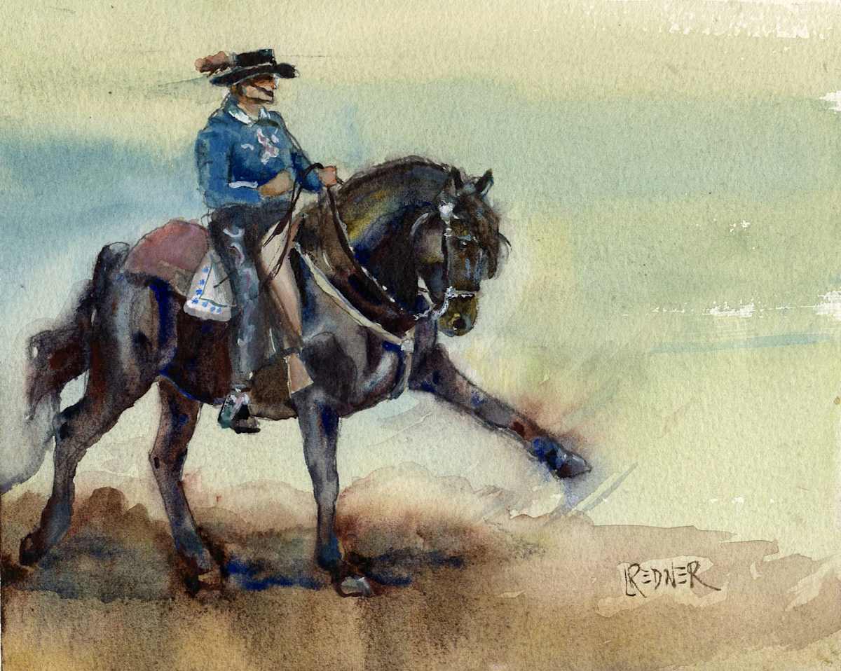 PARADE OF HORSE: 16. Pasofino by Lynette Redner 