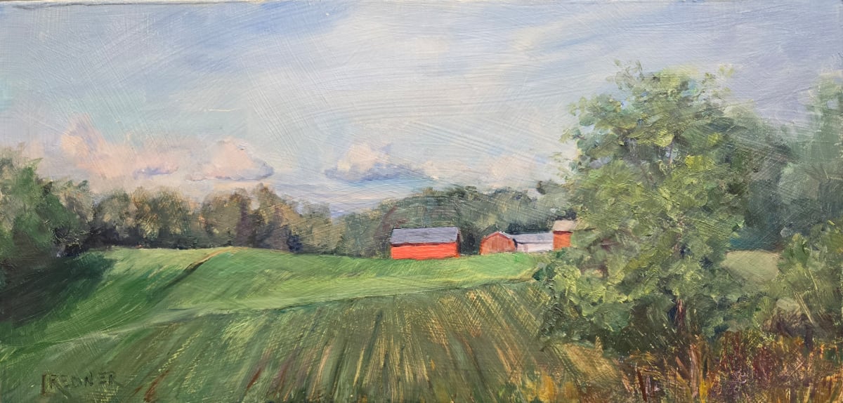 The Farm across the Fields by Lynette Redner, Image 1.