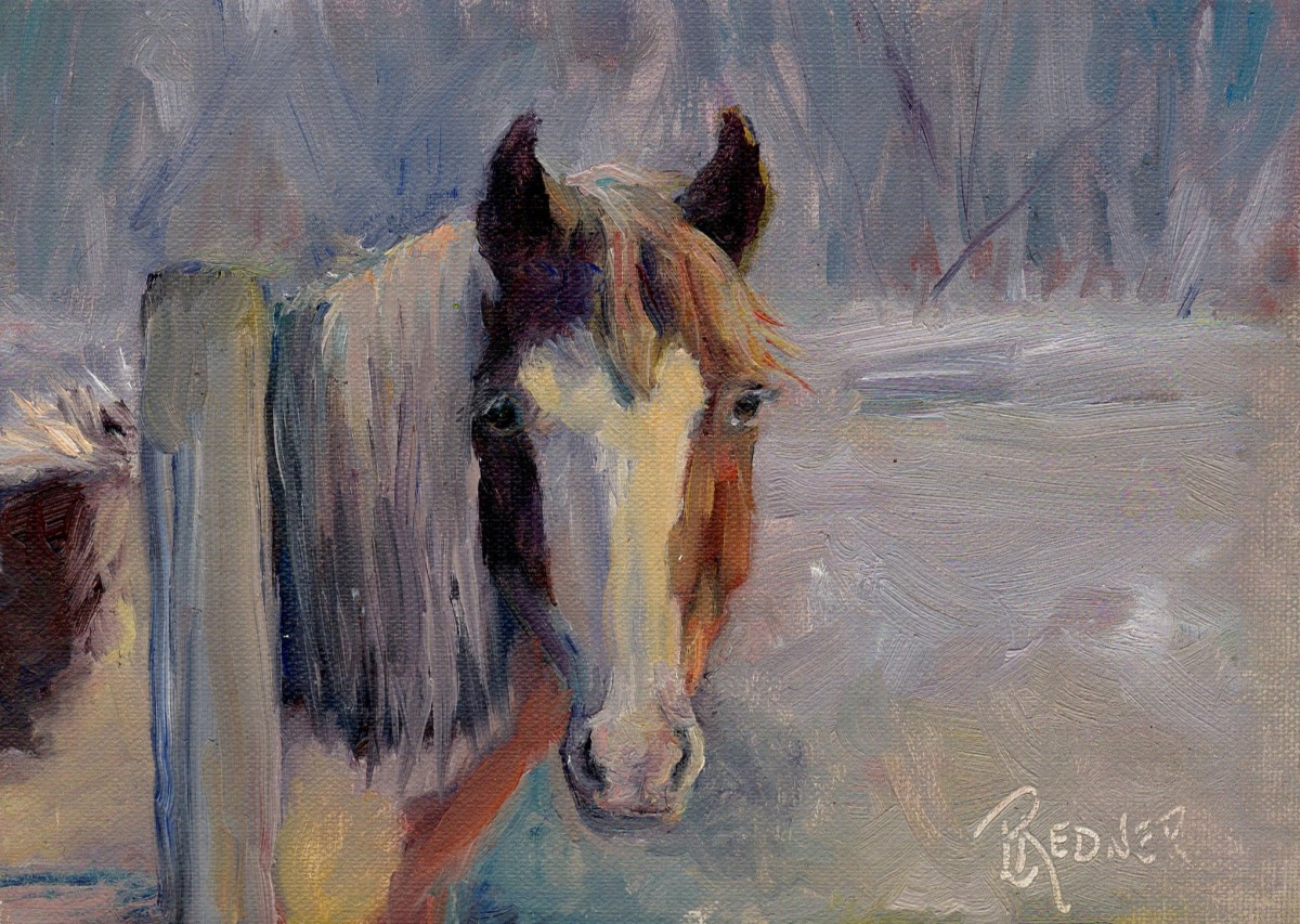 Winter Horse by Lynette Redner 