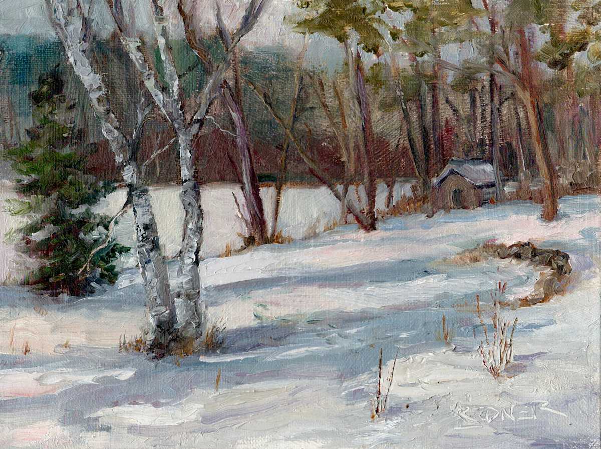 Cabin in the Woods by Lynette Redner, Image 1.