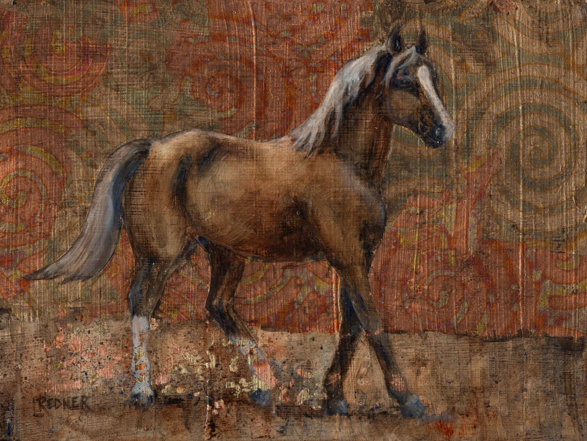 Horse in Gold by Lynette Redner 
