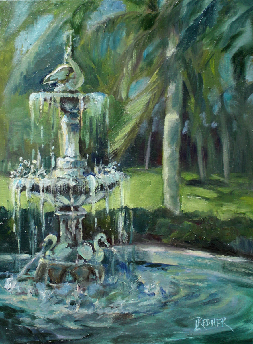 The Fountain of Swan Magic by Lynette Redner 