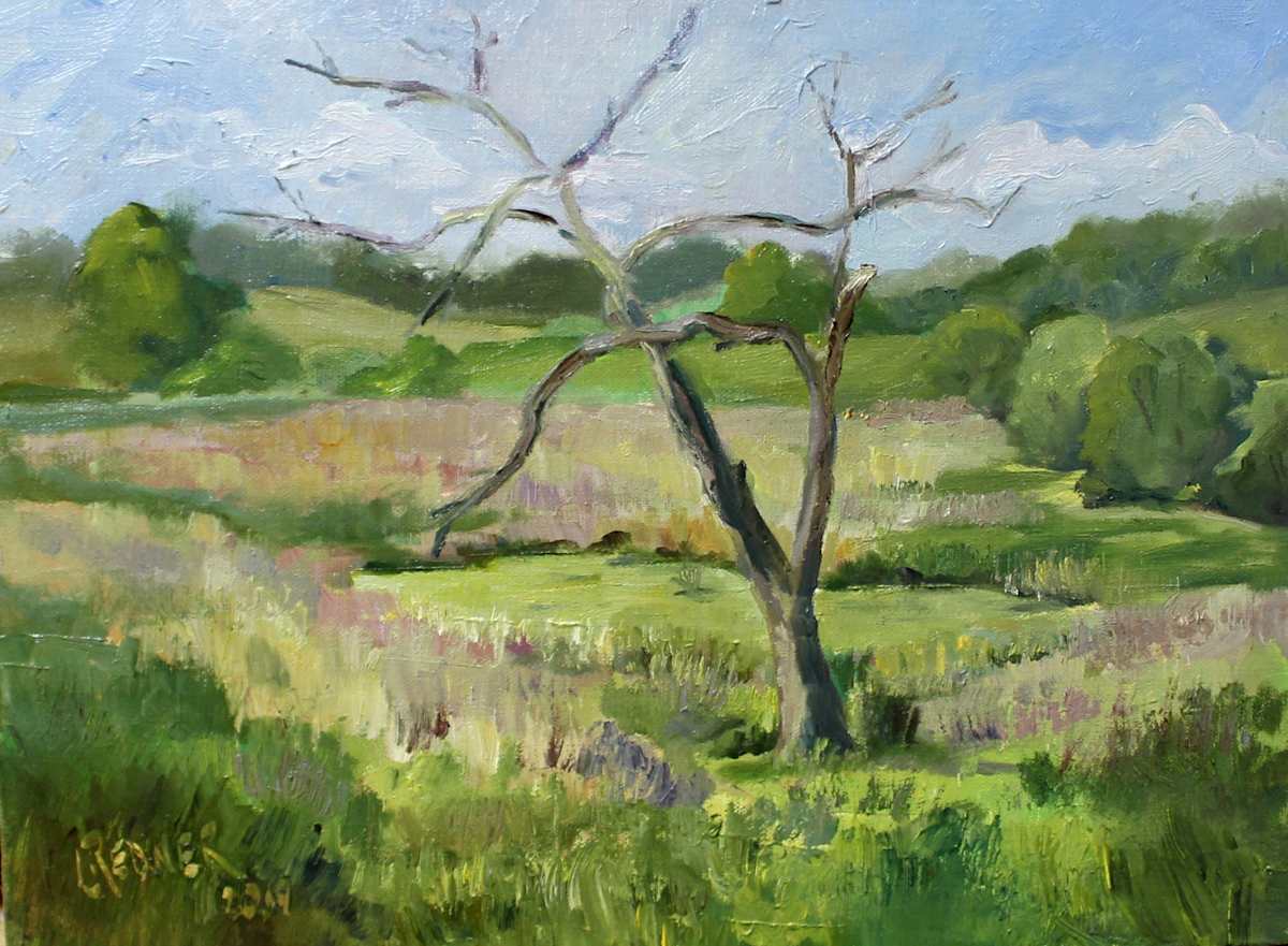 The Old Tree in the Marsh by Lynette Redner, Image 1.