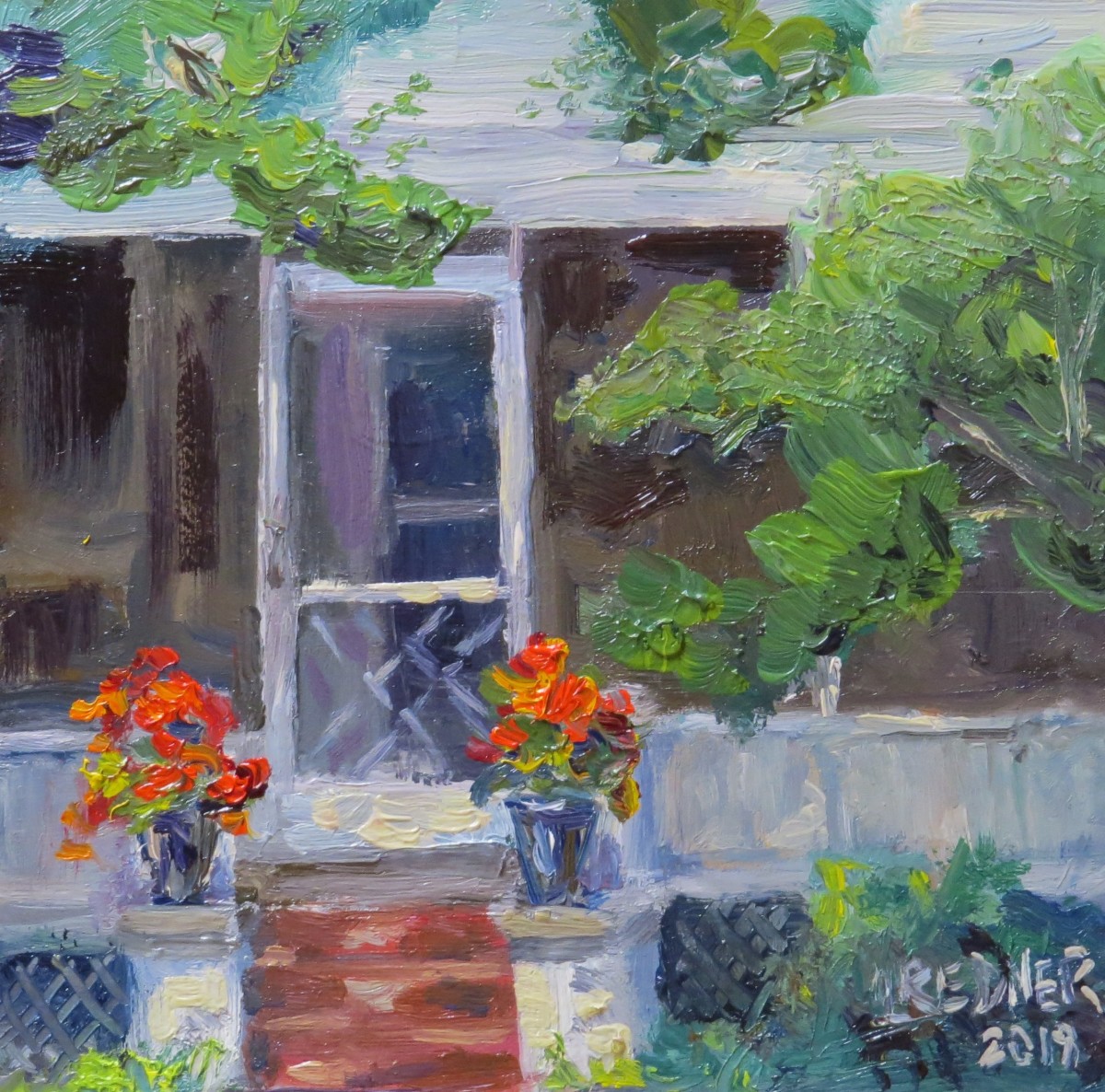 Summer Porch Time by Lynette Redner 