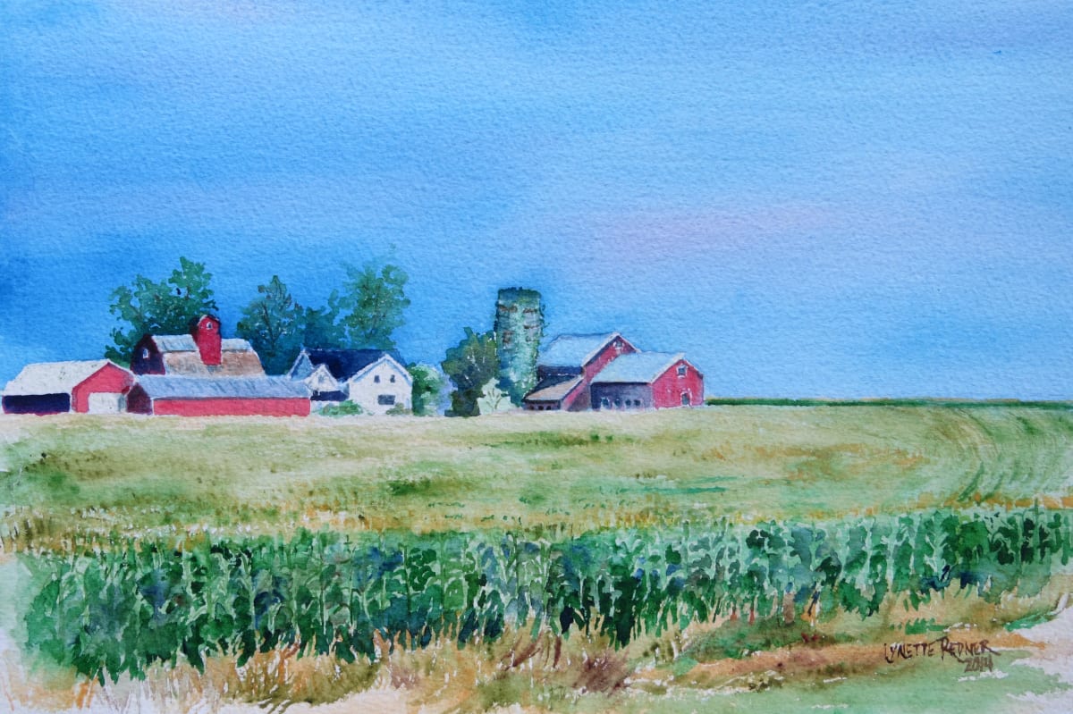 Summer Morning by the Corn by Lynette Redner, Image 1.