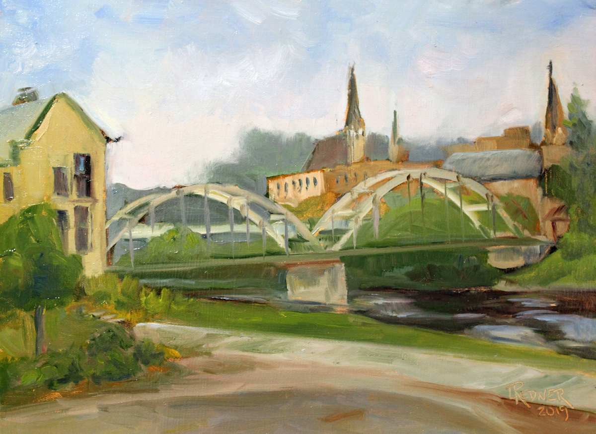 Jefferson Sky Line: Plein Air by Lynette Redner, Image 1.