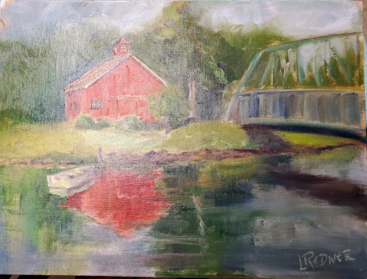 The Red Boat House by Lynette Redner 