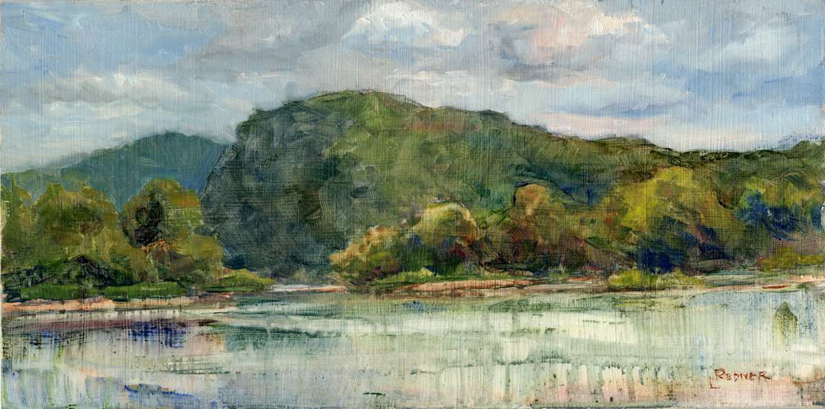 Late  Afternoon on the River by Lynette Redner 