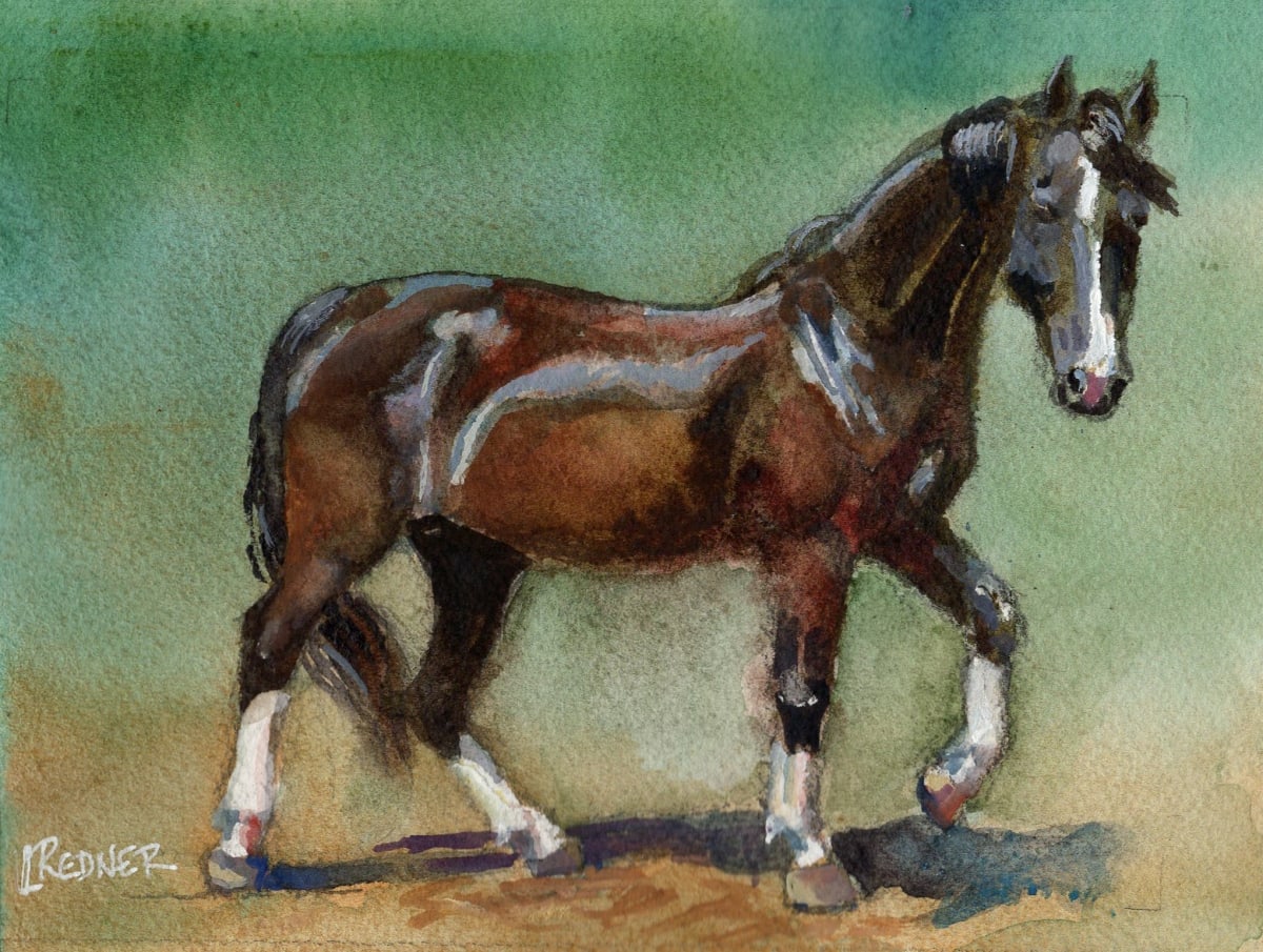 Parade of Horses : Saddlebred by Lynette Redner 