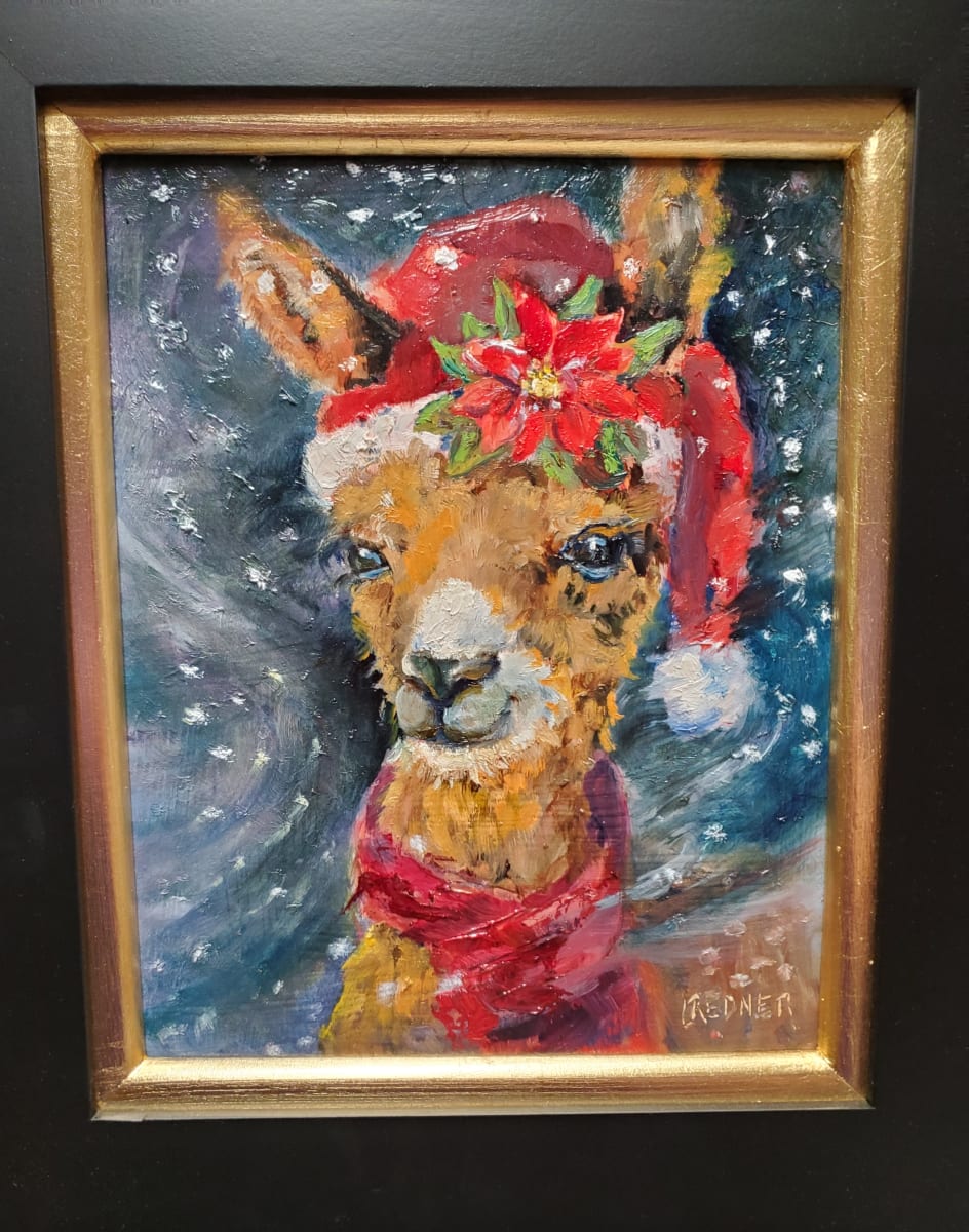 Santa's Alpaca Helper by Lynette Redner, Image 1.